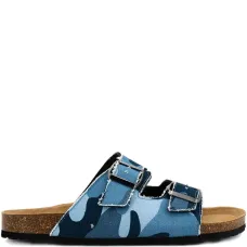 Сандалии с камуфляжным принтом