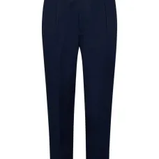 брюки строгого кроя с манжетами