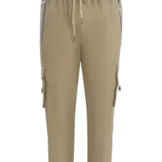 Брюки карго с карманом на молнии