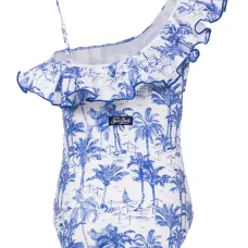 Купальник Carin с оборками и принтом Купальник Carin с оборками и принтом