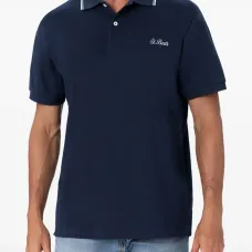 рубашка поло с контрастной отделкой