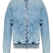 Джинсовая куртка на молнии