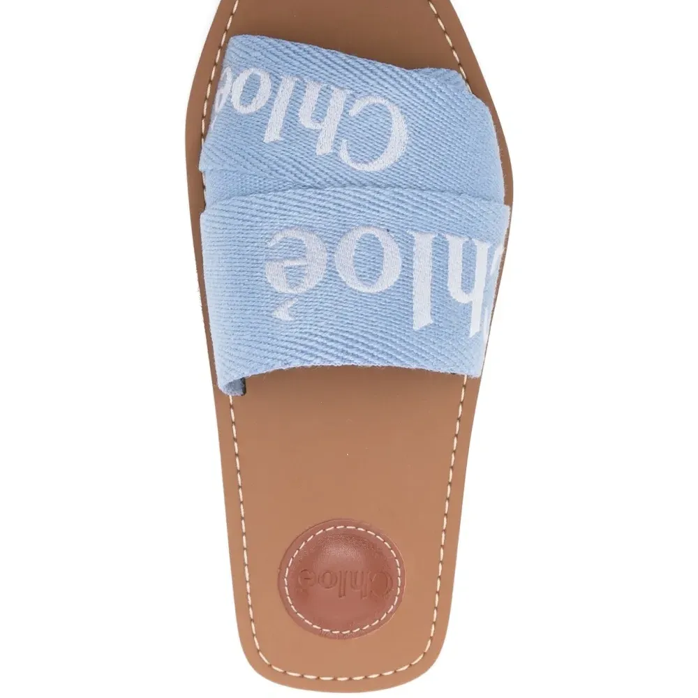 Шлепанцы с логотипом