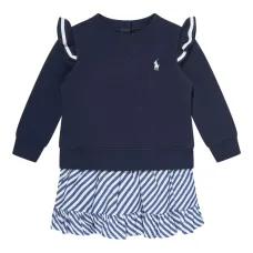 Платье-толстовка с оборками