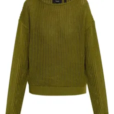 Свитер в рубчик