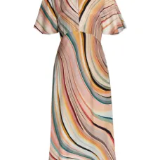 Платье Swirl с рукавами колокол Платье Swirl с рукавами колокол