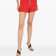 Шорты с кулиской и бахромой