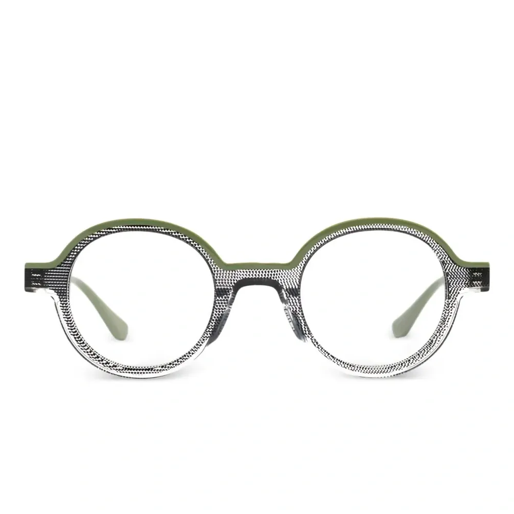 Очки в круглой оправе