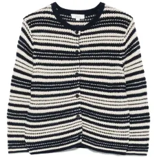 полосатый кардиган на пуговицах