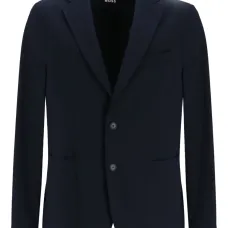 однобортный пиджак с накладными карманами однобортный пиджак с накладными карманами