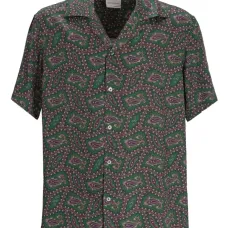 рубашка с короткими рукавами и принтом пейсли рубашка с короткими рукавами и принтом пейсли