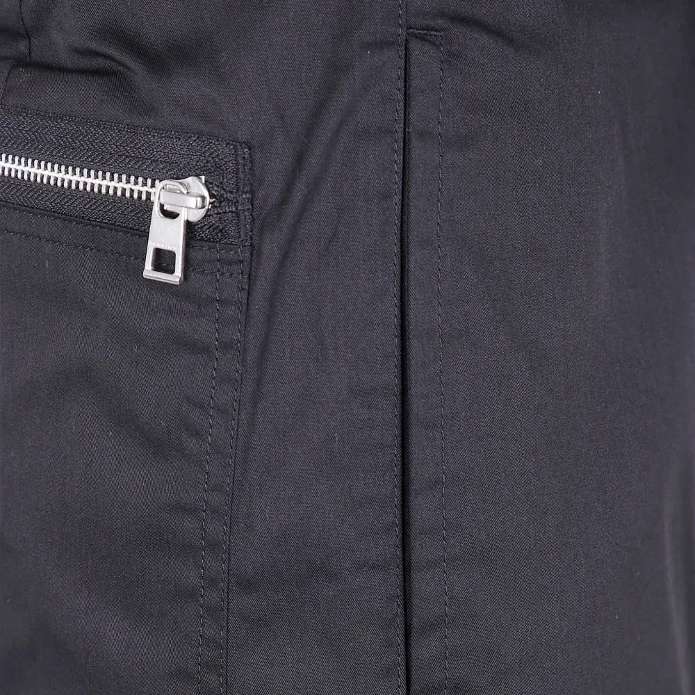 брюки карго с карманами на молнии