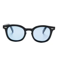 Солнцезащитные очки круглой формы в стиле Деппа