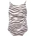 купальник Cecille с зебровым принтом
