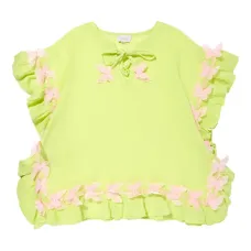 Декорированное платье с оборками