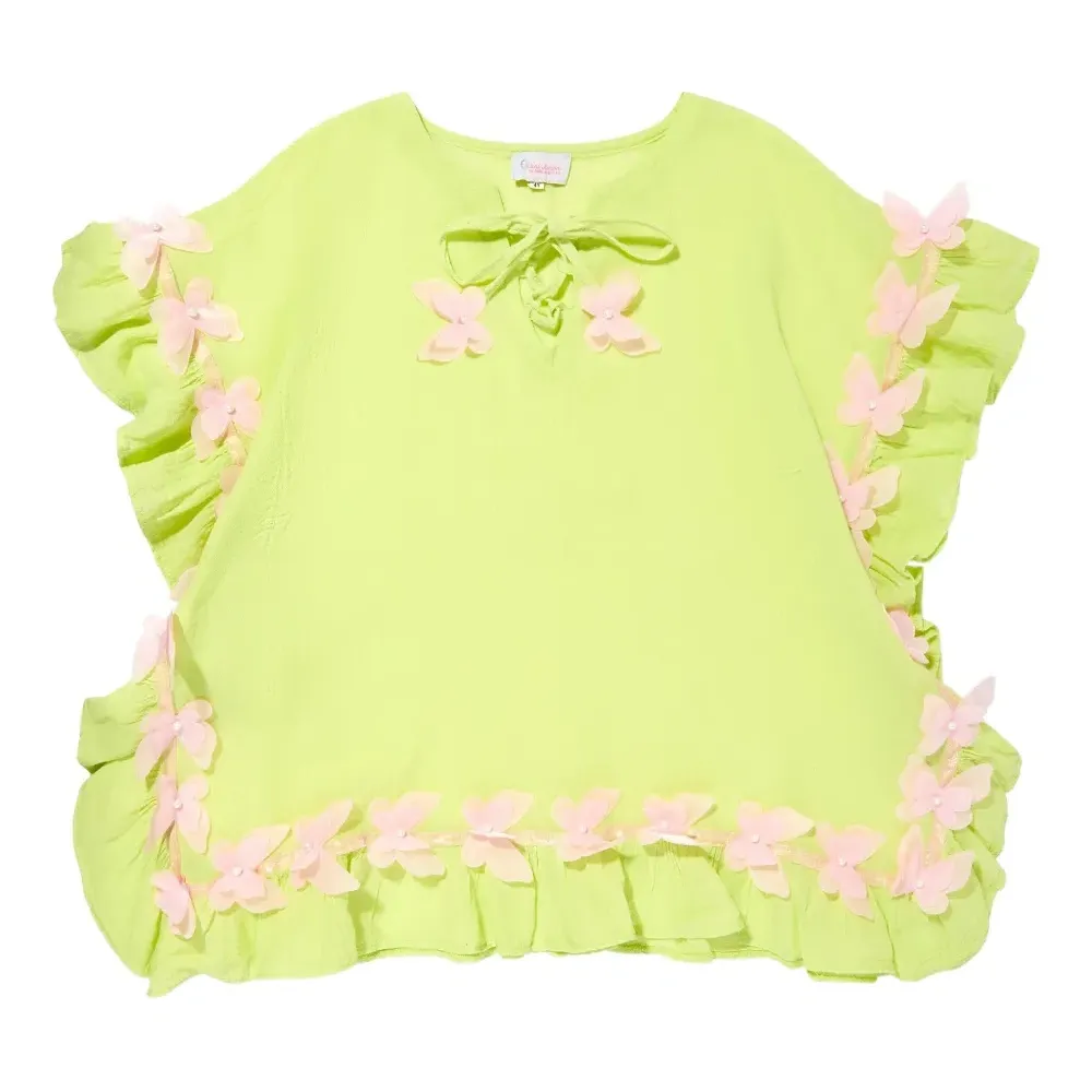 Декорированное платье с оборками