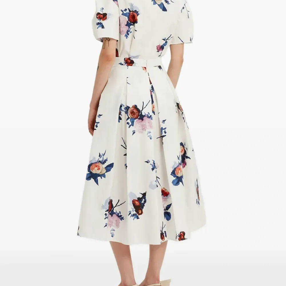 рубашка с цветочным принтом