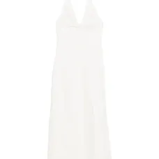 Платье с вырезом халтер и вышивкой Платье с вырезом халтер и вышивкой