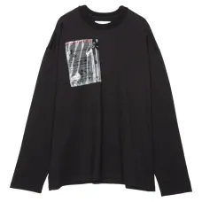 футболка на молнии с длинными рукавами