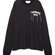 футболка с длинными рукавами и графичным принтом