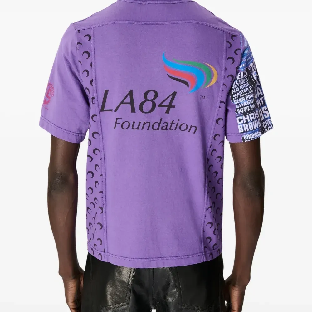 Футболка из трикотажа с принтом