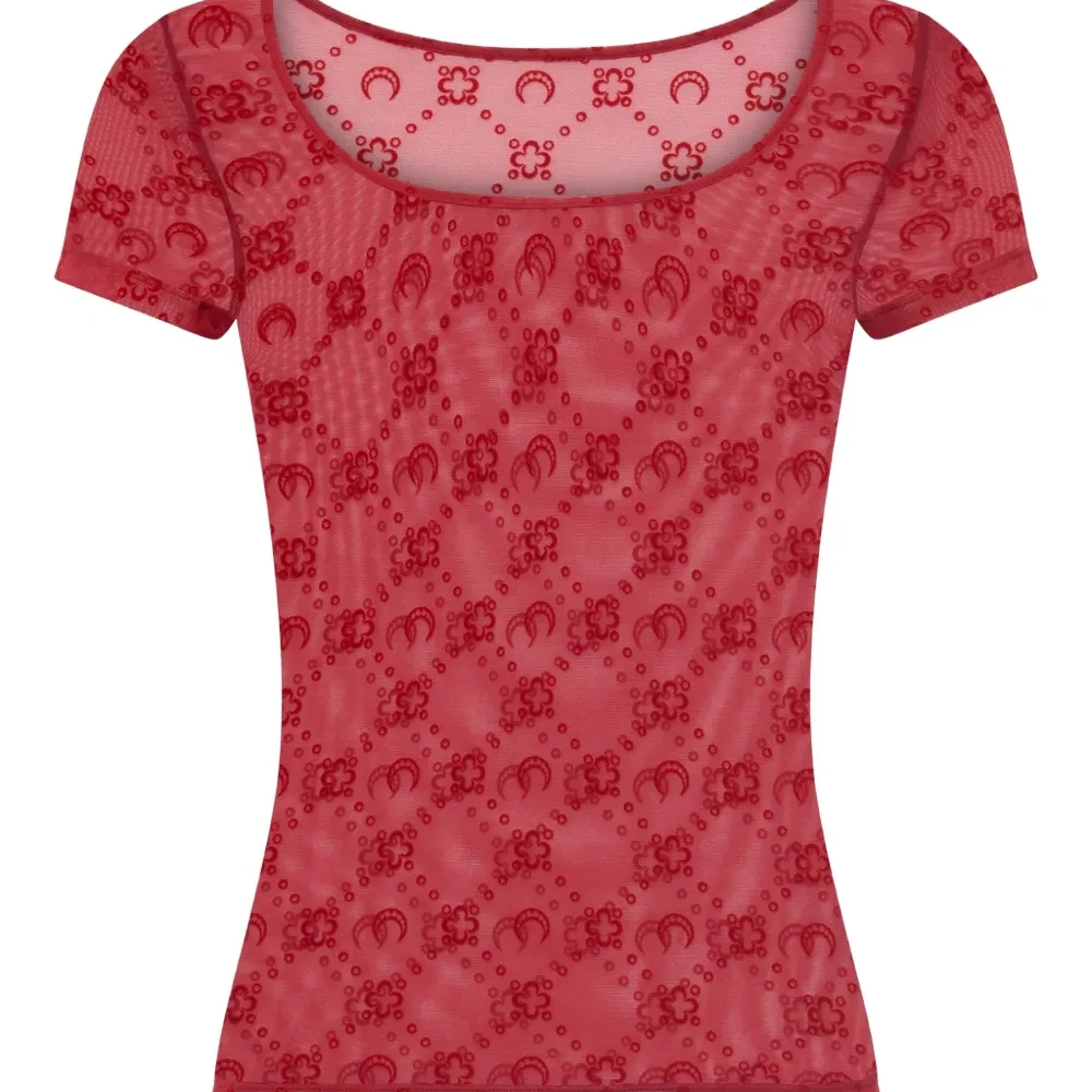 Футболка с круглым вырезом и монограммой Футболка с круглым вырезом и монограммой