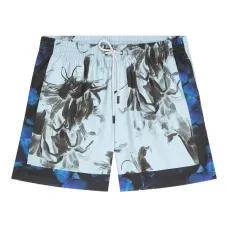 плавки-шорты с цветочным принтом