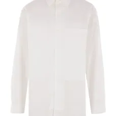 рубашка с накладным карманом