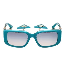 Солнцезащитные очки с цепочным декором