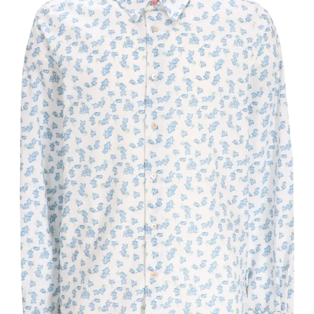 рубашка с цветочным принтом