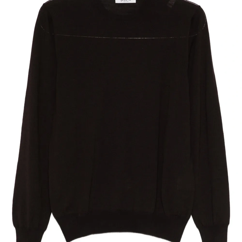 Футболка с круглым вырезом и вставками