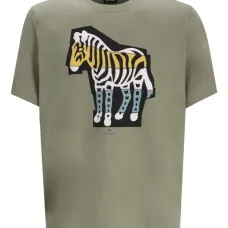 футболка с зебровым принтом