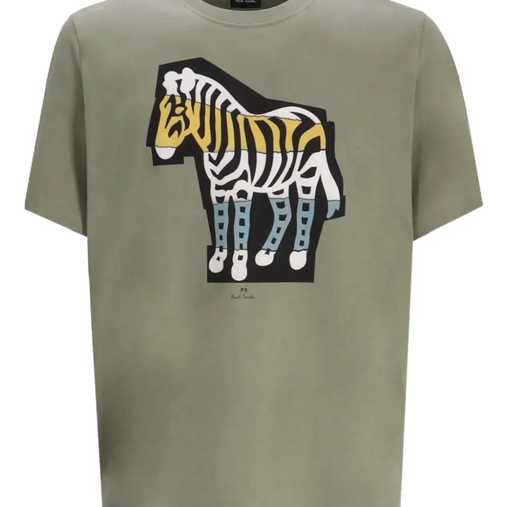 футболка с зебровым принтом