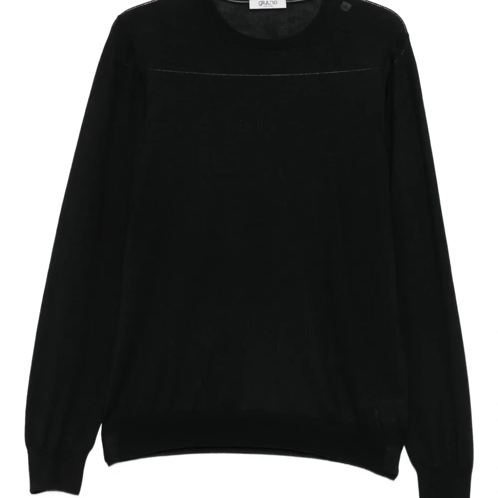 Свитер с круглым вырезом