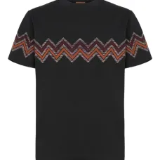 Футболка с узором зигзаг