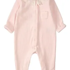 Ромпер с кружевным воротником