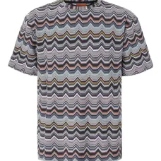 Футболка с узором зигзаг