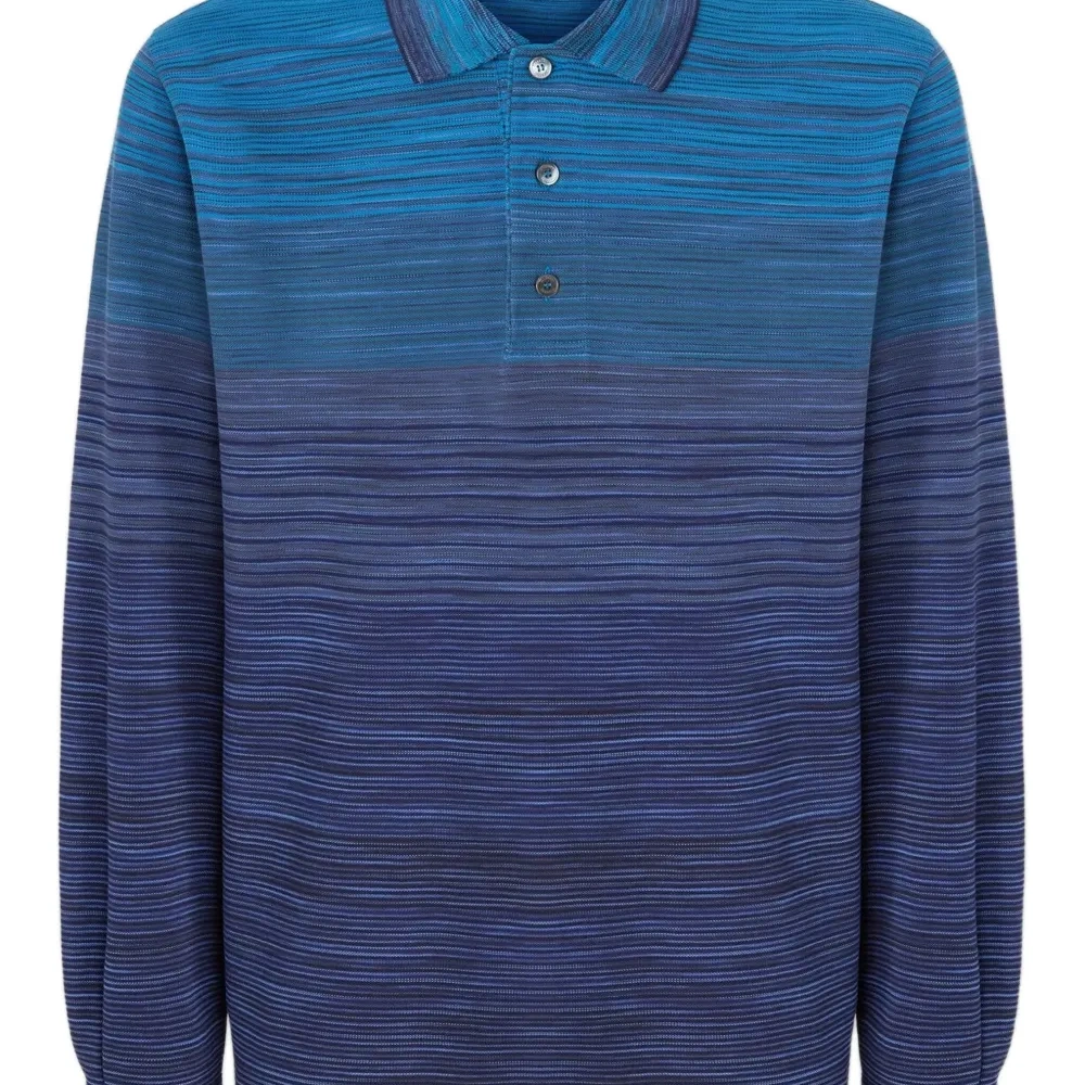 Рубашка поло с эффектом омбре