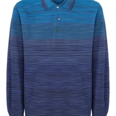 Рубашка поло с эффектом омбре