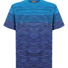 Футболка в полоску с эффектом омбре Футболка в полоску с эффектом омбре