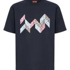 Футболка с геометричным узором Футболка с геометричным узором