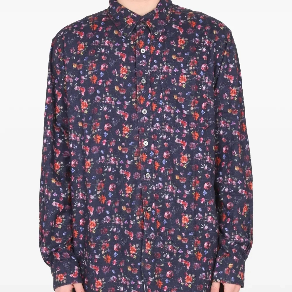 Рубашка с цветочным принтом