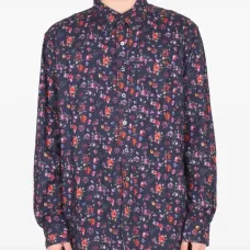 Рубашка с цветочным принтом