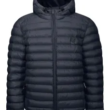 Стеганый пуховик с капюшоном Стеганый пуховик с капюшоном