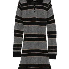 Платье миди в полоску Платье миди в полоску