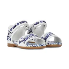 Сандалии с принтом