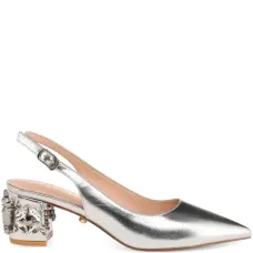 Туфли Anastasia 50 с ремешком на пятке и кристаллами