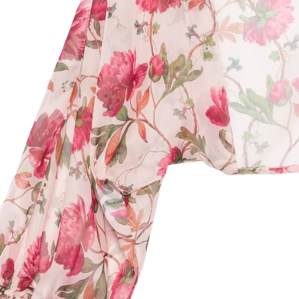 Куртка с цветочным принтом Куртка с цветочным принтом