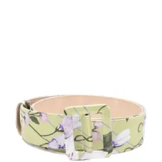 Ремень с цветочным принтом Ремень с цветочным принтом