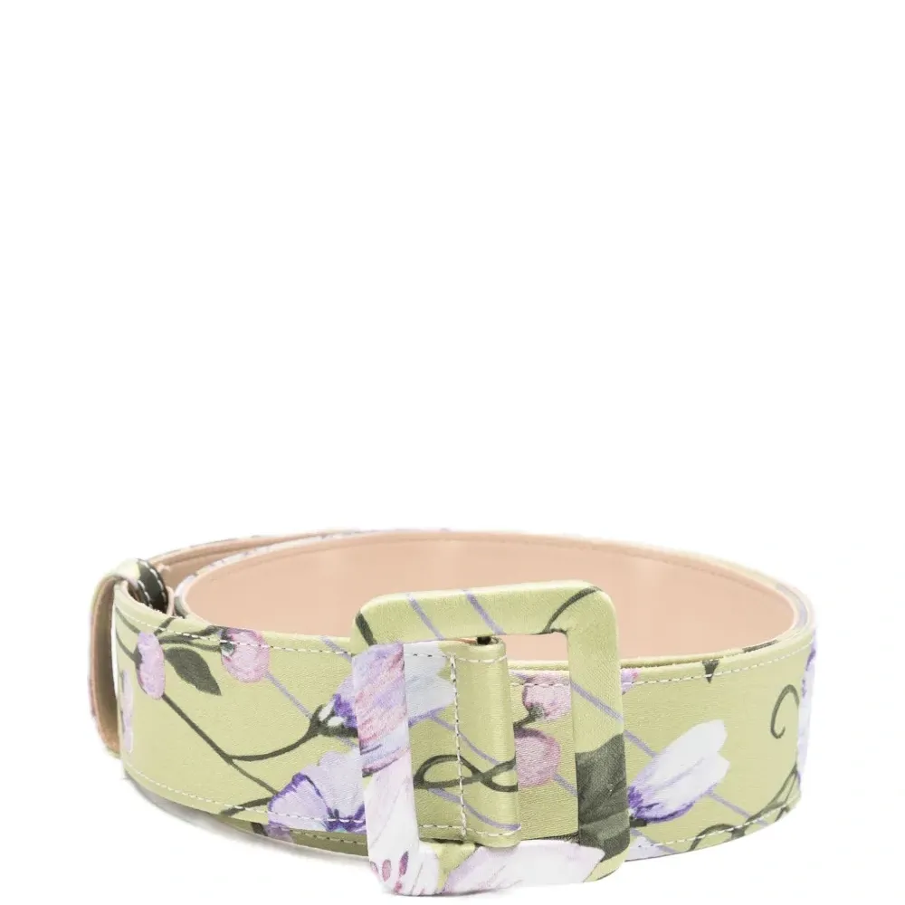 Ремень с цветочным принтом Ремень с цветочным принтом